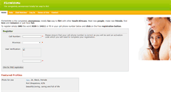 Desktop Screenshot of flirtwithme.co.za